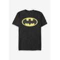 Men's Big & Tall Classic Batman Tee by DC Comics in Black (Size 3XL)