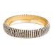 J. Crew Jewelry | J.Crew Crystal Studded Bangle Bracelet | Color: Gold/Silver | Size: S/M