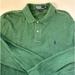 Polo By Ralph Lauren Shirts | (Polo Ralph Lauren) Mesh Long-Sleeve Polo Shirt -Classic Fit | Color: Green | Size: Xl