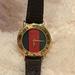 Gucci Accessories | Gucci Watch With Leather (Dark Brown)Band-Vintage | Color: Green/Red | Size: Os