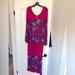 Free People Dresses | Free People Jersey Maxi Dress | Color: Blue/Red | Size: S