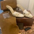 Gucci Shoes | Gucci Gold 6.5 Straps Spring Summer Shoes | Color: Gold | Size: 6.5