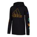 Adidas Shirts & Tops | Adidas Black Hooded Top | Color: Black/Orange | Size: Xlb