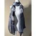 Burberry Accessories | Burberry Silk Mega Check Scarf | Color: Gray | Size: 190cm X 70cm