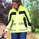 Equisafety Winter Inverno Equestrian Riding Jacket Yellow - Large