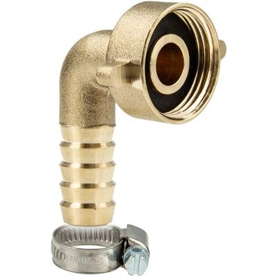 Tecuro - Schlauchverschraubung mit 1 Zoll üwm x 90° Tülle ø 20,9 mm, inkl. Schelle W4 20-32 mm Image