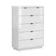 Commode 6 tiroirs blanc