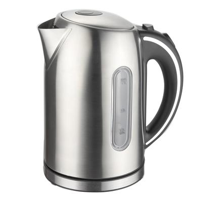 Stainless Steel 1.7 Liter Capacity Kettle with Electric Heating Base