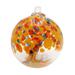 Tree of Life - Aura Hand Blown Art Glass Ornament-8"D - 8 inch