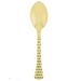 Ecoquality Hammered Disposable Heavy Weight Plastic Table Spoons 60 Guests in Yellow | Wayfair EQ2384-60