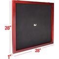 GSE Games & Sports Expert Dartboard Backboard w/ Wood Frame & Felt. Wall Protector for Dart Board Surround in Red | 28 H x 5 W x 1 D in | Wayfair