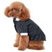 Small Dog Tuxedo Suit Pet Costume Stylish Dog Tuxedo Shirt with Bow Ties Collar Gentleman Puppy Shirts Holiday Wedding Birthday Party Black Business Dress Up lï¼ŒG43008