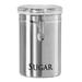 Oggi Brew 1.97 qt. Sugar Jar Metal in Brown/Gray | 7.5 H x 5 W x 5 D in | Wayfair 6592.