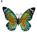 3D Coloured Butterfly Outdoor Wall Art Garden Metal Gift Present Decorative L9S1