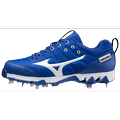 Mizuno 9-Spike Swift 7 Low Women s Metal Softball Cleat Size 9.5 Royal-White (5200)