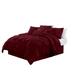 House of Hampton® Hogansville Microfiber 7 Piece Comforter Set Polyester/Polyfill/Microfiber in Red | California King | Wayfair