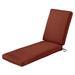 Arlmont & Co. Ayvion Water-Resistant Patio Chais Lounge Cushion Polyester in Red/Brown | 3 H x 26 W in | Wayfair 706C3AE2E2E249A181D4CC3978EB8558