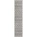 Gray 2'7" x 12' Area Rug - Langley Street® Griego Moroccan Trellis Shag Rug_ Polypropylene | Wayfair 2766FDD199364AA6A21B63B71039FC0A