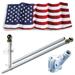 Allied Flag Pole Kit - 3 x 5 FT Polyester American Flag with 5 FT Spinning Flag Pole