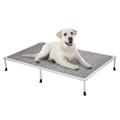 Tucker Murphy Pet™ Tucker Murphy Elevated Bed Chewproof Cooling Raised Dog Cots Beds, Outdoor Metal Frame Pet Training Platform Polyester | Wayfair