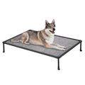 Tucker Murphy Pet™ Tucker Murphy Elevated Bed Chewproof Cooling Raised Dog Cots Beds, Outdoor Metal Frame Pet Training Platform Polyester | Wayfair