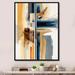 Ivy Bronx Modern & Gold Abstract II - Modern Canvas Wall Art Canvas in Blue | 20 H x 12 W x 1 D in | Wayfair A6F724D1A10B4E5CA17F7249EDA487A2