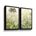 Bay Isle Home™ Lush Tropics - 2 Piece Print on Canvas Metal in Blue/Green | 2 D in | Wayfair DA33747E50FF4DF48322EDA806C2E633