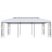 VidaXL Gazebo 9.8'x19.7' White Metal/Steel/Soft-top in Black/Gray/White | 106.3 H x 118.1 W x 236.2 D in | Wayfair 276102