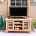 Hesroicy 3Pcs/Set Dollhouse TV Cabinet Compact Anti-deformed Multifunctional Dollhouse Wooden Color Double Door Cabinet TV for Decor