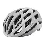 Giro Helios Spherical Adult Road Bike Helmet - Matte White/Silver Fade (2021) Large (59-63 cm)