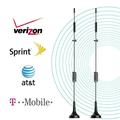 Eightwood 4G LTE Antenna MIMO TS9 Antenna 8dBi Magnetic Base Cellular 2-Pack for MiFi Mobile Hotspot Router USB Adapter Verizon AT&T T-Mobile Sprint Mobile Broadband Modem