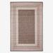 39" x 59" Malibu Indoor/Outdoor Rugs by BrylaneHome in Neutral Border