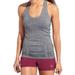 Athleta Tops | Athleta Fast Track Racer Back Tank Top Grey Size Medium | Color: Gray | Size: M