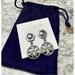 Tory Burch Jewelry | Brand New! Tory Burch Silver Logo Earrings | Color: Silver | Size: Os