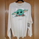 Disney Tops | Disney Star Wars Spirit Jersey | Color: Cream | Size: M