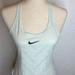 Nike Tops | Nike Drifit Running Racer Back Tank Top Perforated Stretchy Fitted Women Size S | Color: Green/White | Size: S