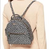 Kate Spade Bags | Kate Spade Laurel Way Printed Musical Dot Black White Sammi Backpack Bag | Color: Black/White | Size: Os