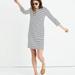 Madewell Dresses | Madewell Striped Knit 3/4 Sleeve Dress Size S | Color: Blue/White | Size: S