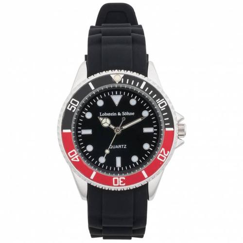 „Lobstein & Söhne® „“Konstantin““ Uhr schwarz/rot“