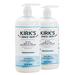 Kirk s 3-in-1 Castile Liquid Soap Head-to-Toe Natural Shampoo Original Fresh Scent | 32 Fl Oz. Pump Bottle (2-Pack)