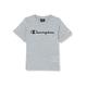 Champion Jungen Legacy American Classics S/S Logo T-Shirt, Grau, 3-4 Jahre