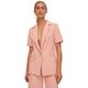 NA-KD Damen Short Sleeve Blazer Business-Anzug Jacke, Coral Pink, EU 46