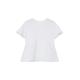 s.Oliver Junior Girl's T-Shirt mit Lochspitze, White, 92/98
