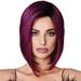 Ediodpoh Brazilian Charming Wig Hair Full Short Bob Wigs for Fashion Black Women Wigs for Women Purple