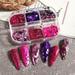 Kripyery 1 Box Nail Sequin Ultra-Thin Shiny Visual Effect Vibrant Color Sparkling Wide Application Decorative Plastic Mixed Color Sparkly Glitter Nail Art Sequins Charms for Nail Salon