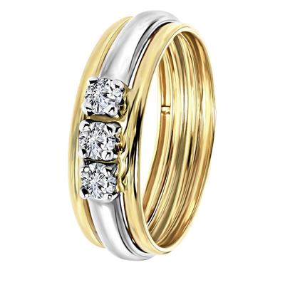 Lucardi Ringe 9 carat 375 Gold - 60mm Damen Image