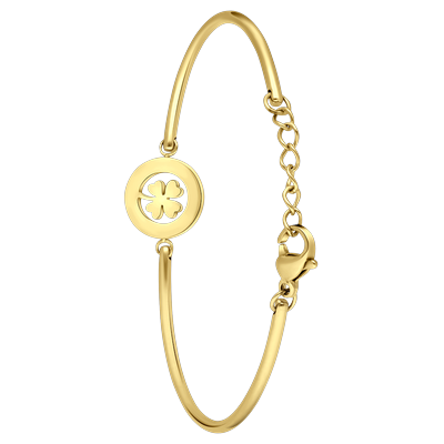 Lucardi Armband Stahl 20cm Gold Damen Image