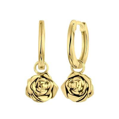 Lucardi Ohrringe 925 Silber - August Gold Juni Damen Image