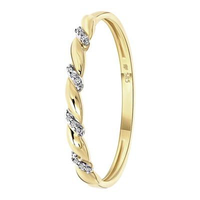 Lucardi Ringe 585 Gold - goldfarbig 55mm Herren Image
