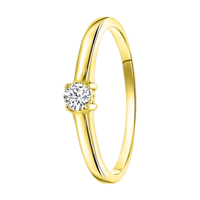 Lucardi Ringe 925 Silber Gold - 60mm Damen Image